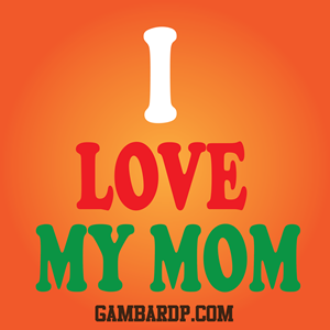 gambar kata I LOVE MY MOM