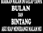gambar dp MALAM TANPA BULAN DAN BINTANG
