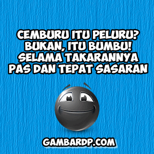dp bbm cemburu itu perlu