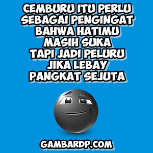 dp bbm cemburu lebay