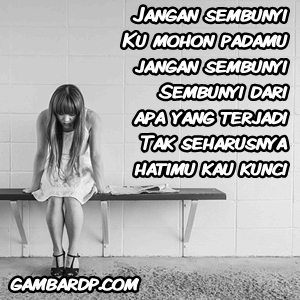 gambar kata dp bbm wanita sedih