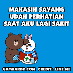 dp bbm sakit dirawat pacar