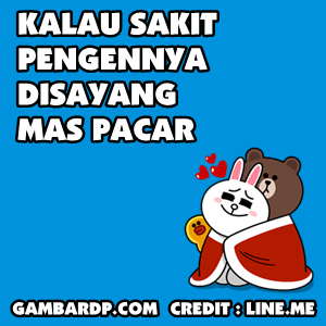 dp bbm sakit pengen disayang